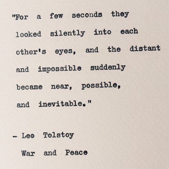Love Quotes Leo Tolstoy War And Peace Typewriter Quote By Bookishgifts Quotes Time Extensive Collection Of Famous Quotes By Authors Celebrities Newsmakers More