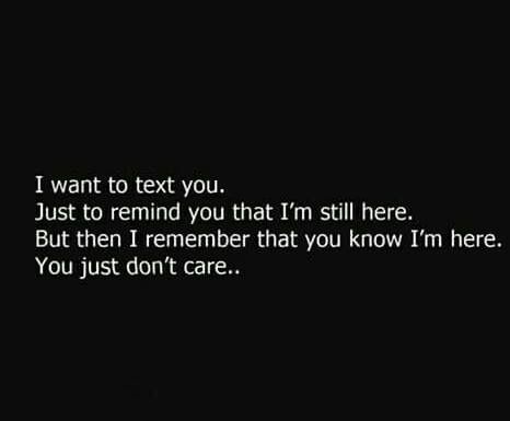 Sad Love Quotes : You just don't care - Quotes Time | Extensive ...